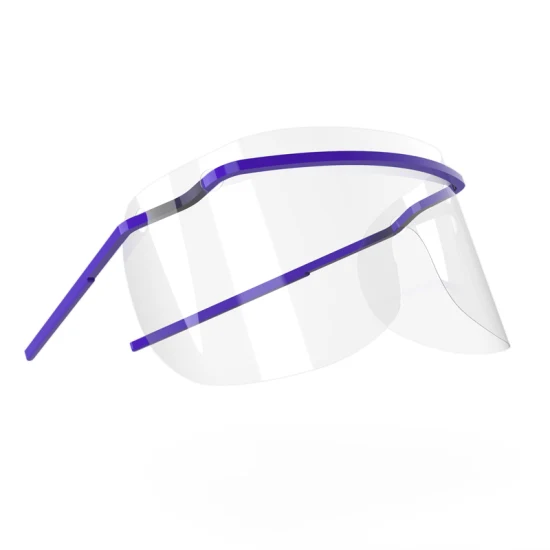 Protection médicale Portective lunettes verre sécurité visière plastique clair Transparent